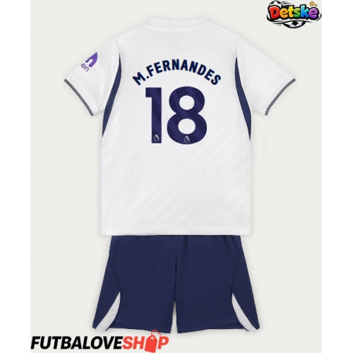 Dres Tottenham Hotspur Mateus Fernandes #18 Domáci pre deti 2026-27 Krátky Rukáv (+ trenírky)